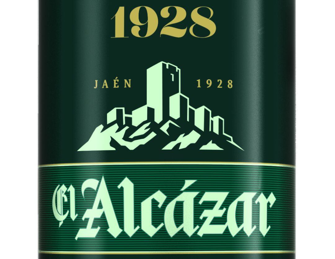 Lata de cerveza El Alcázar.