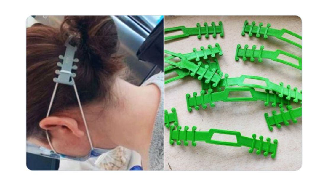 Los makers de Castilla-La Mancha están fabricando también salvaorejas