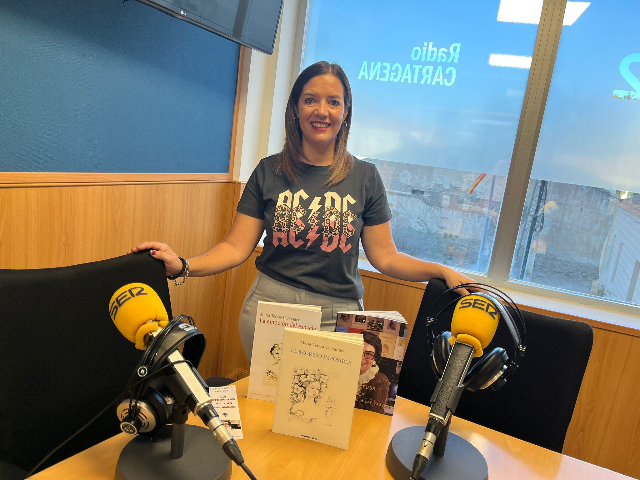 Leticia Jiménez, profesora del IES Isaac Peral de Cartagena, sobre María Teresa Cervantes