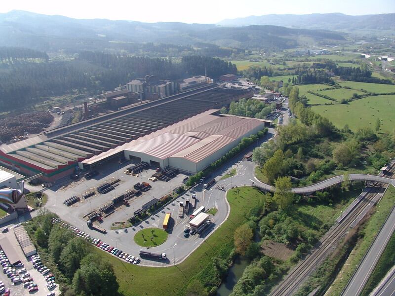 Imagen aérea de Tubos Reunidos (Amurrio).