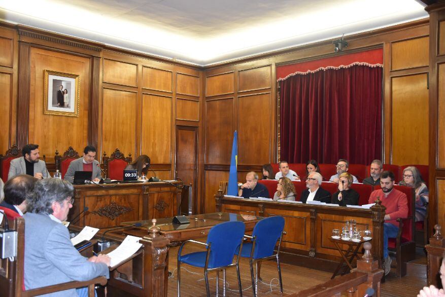 Imagen del pleno del Ayuntamiento de Alcoy este viernes 1 de diciembre