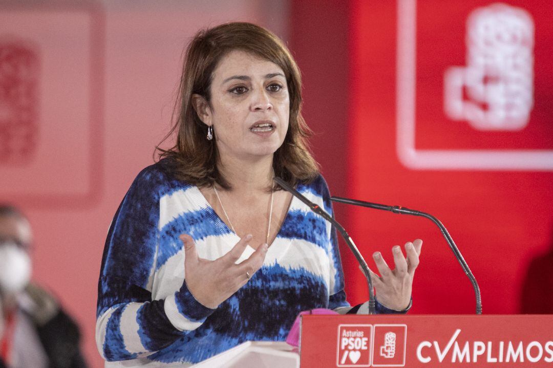 La vicesecretaria general del PSOE, Adriana Lastra.