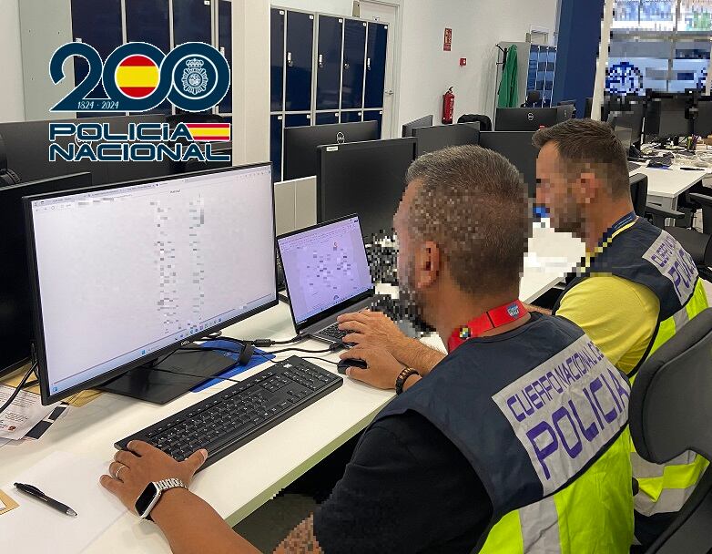 Operación policial contra un ciberataque