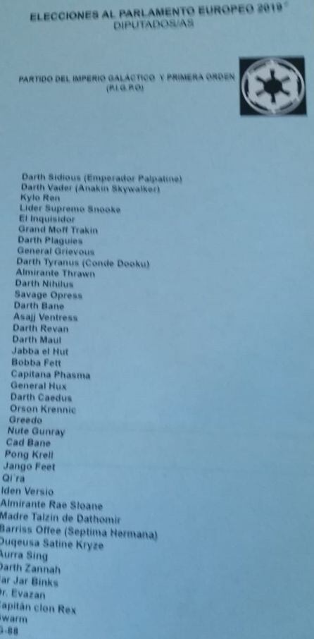 Otra de las papeletas detectadas en Palencia