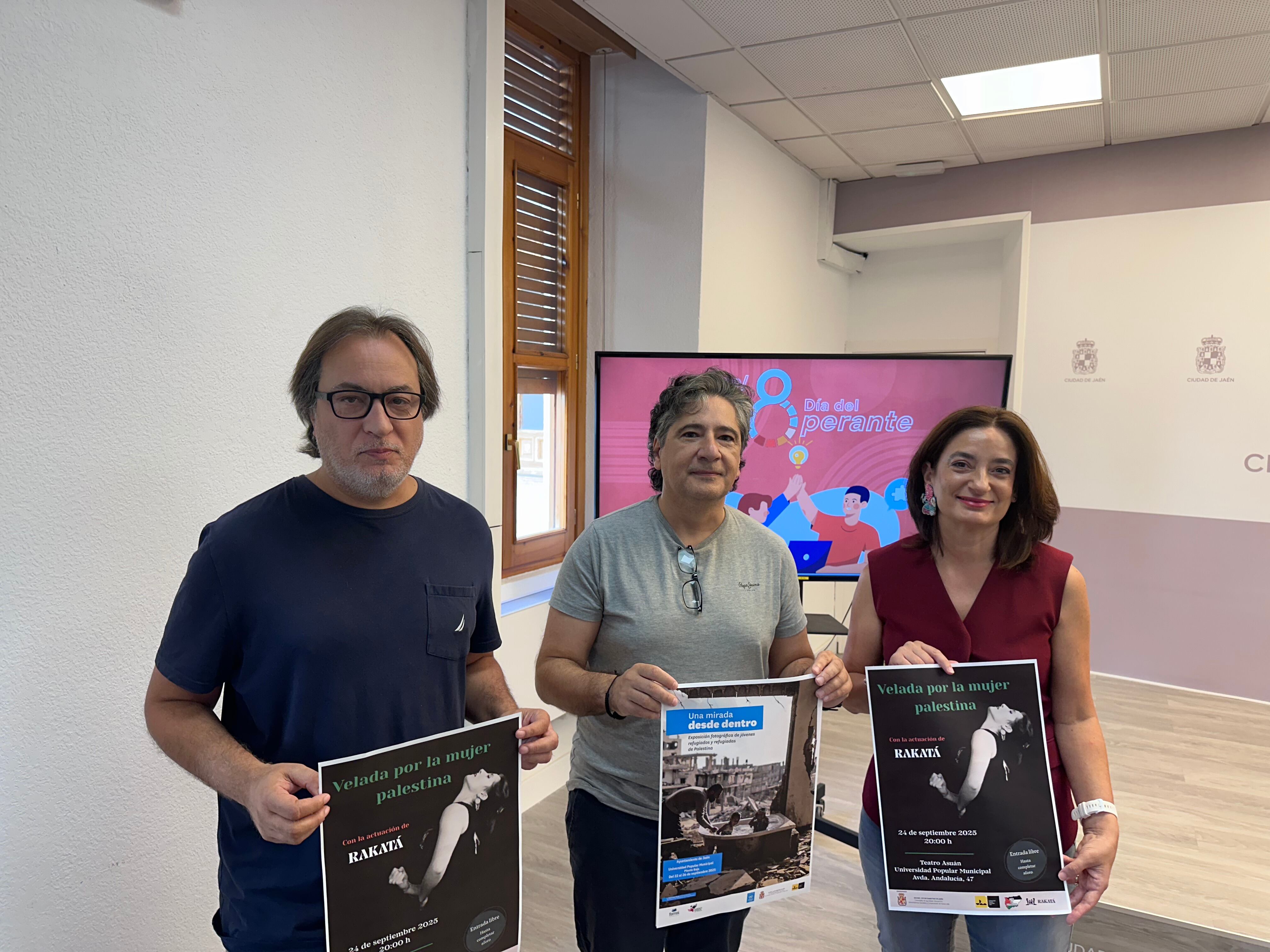 José Manuel Higueras, David Peñafuerte y Eva Funes.