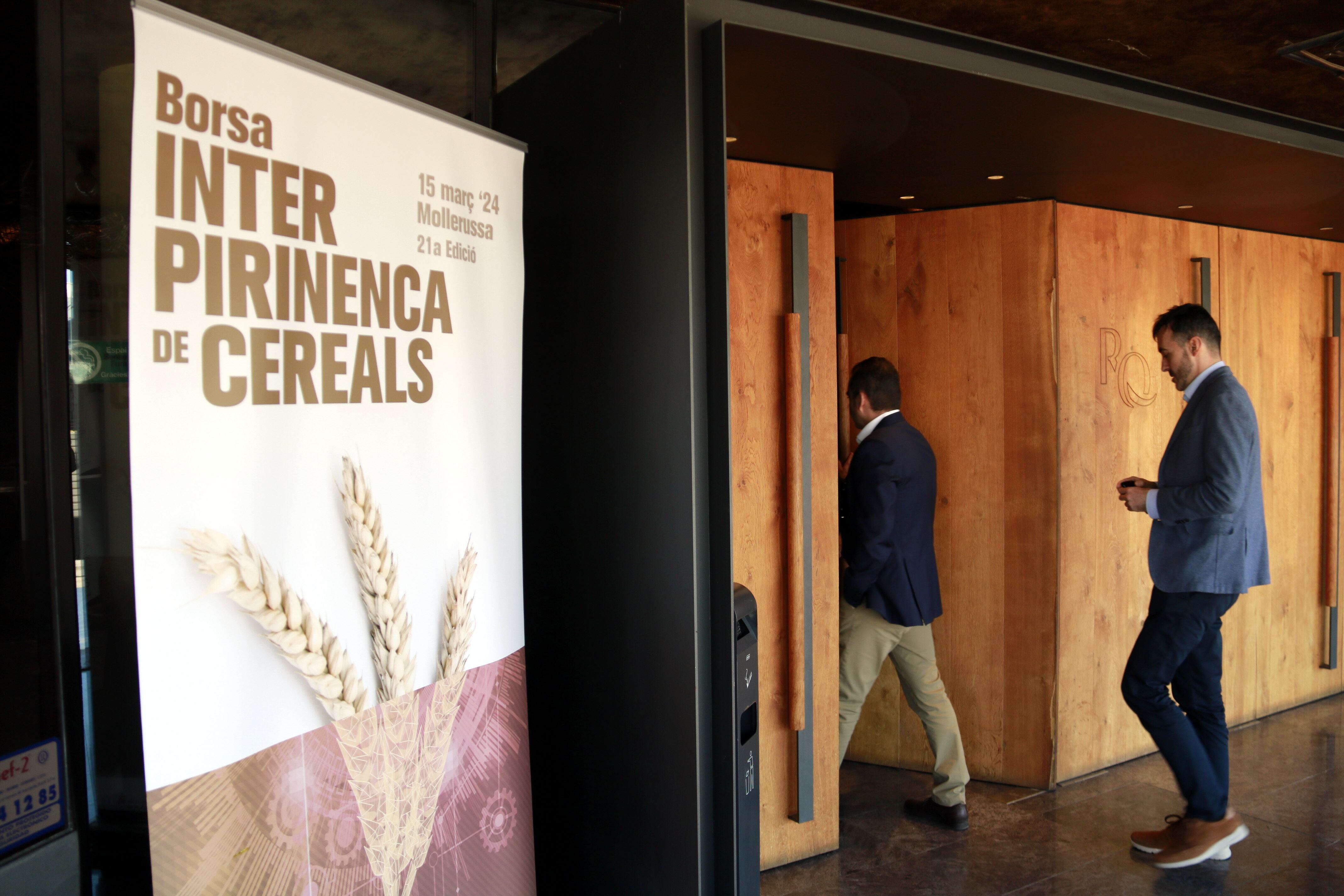 La Borsa Interpirinenca de Cereals s'ha celebrat en el marc de la Fira de Sant Josep de Mollerussa d'aquest 2024.