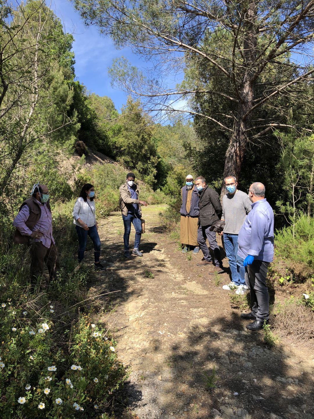 Un moment de la trobada