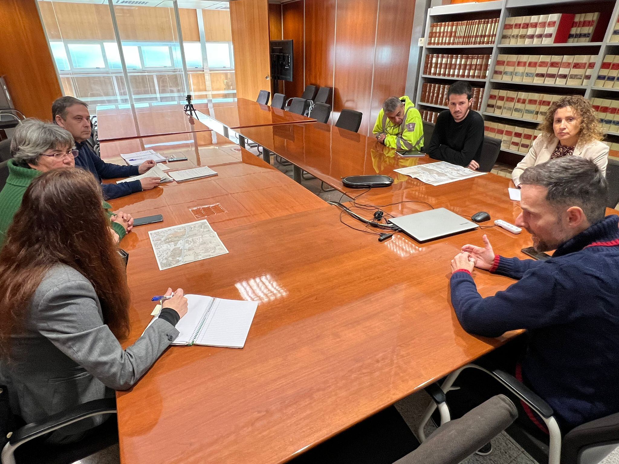 Un momento durante la reunión