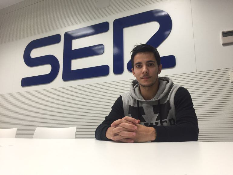 David Alvarez, jugador del Deportivo Palencia Balompié