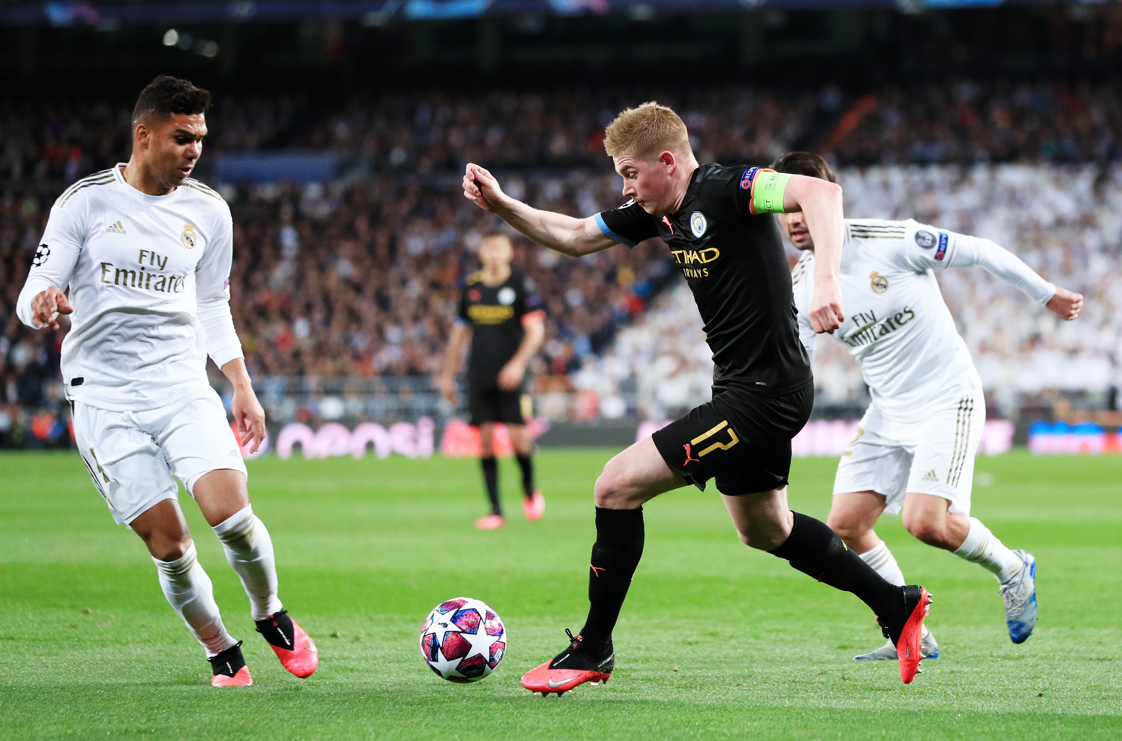 Kevin de Bruyne en el Santiago Bernabeu