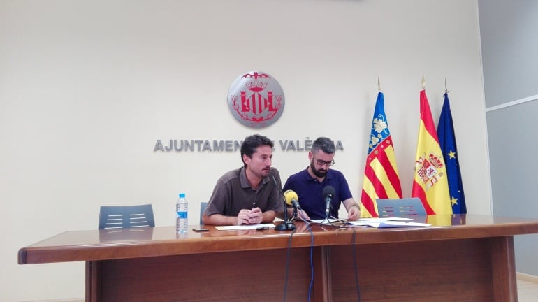 Jordi Peris y Pere Fuset en la presentación del proyecto