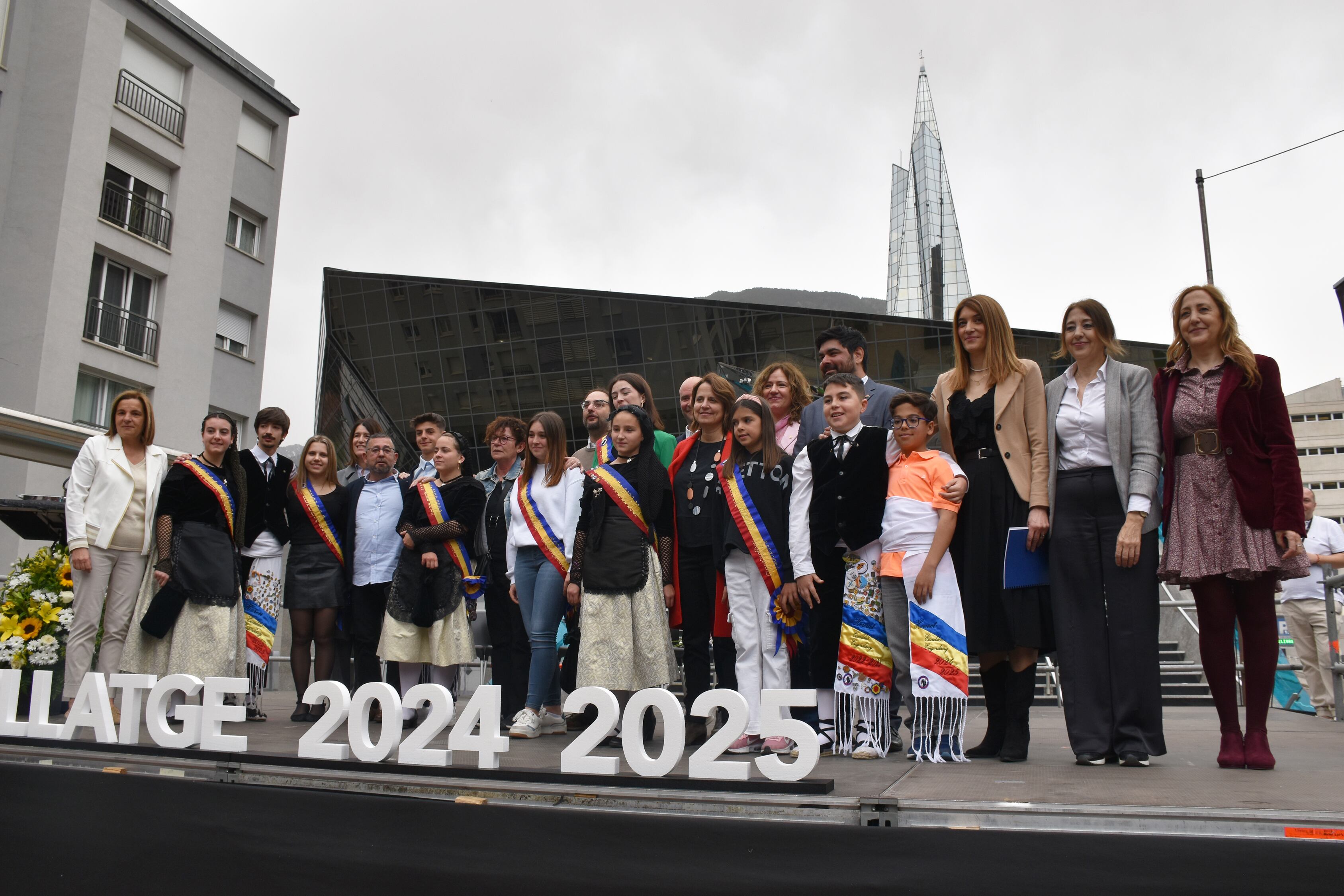 Moment de l'elecció de la nova pubilla d'Escaldes-Engordany.