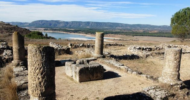 Ruinas de Ercávica, en Cañaveruelas (Cuenca).