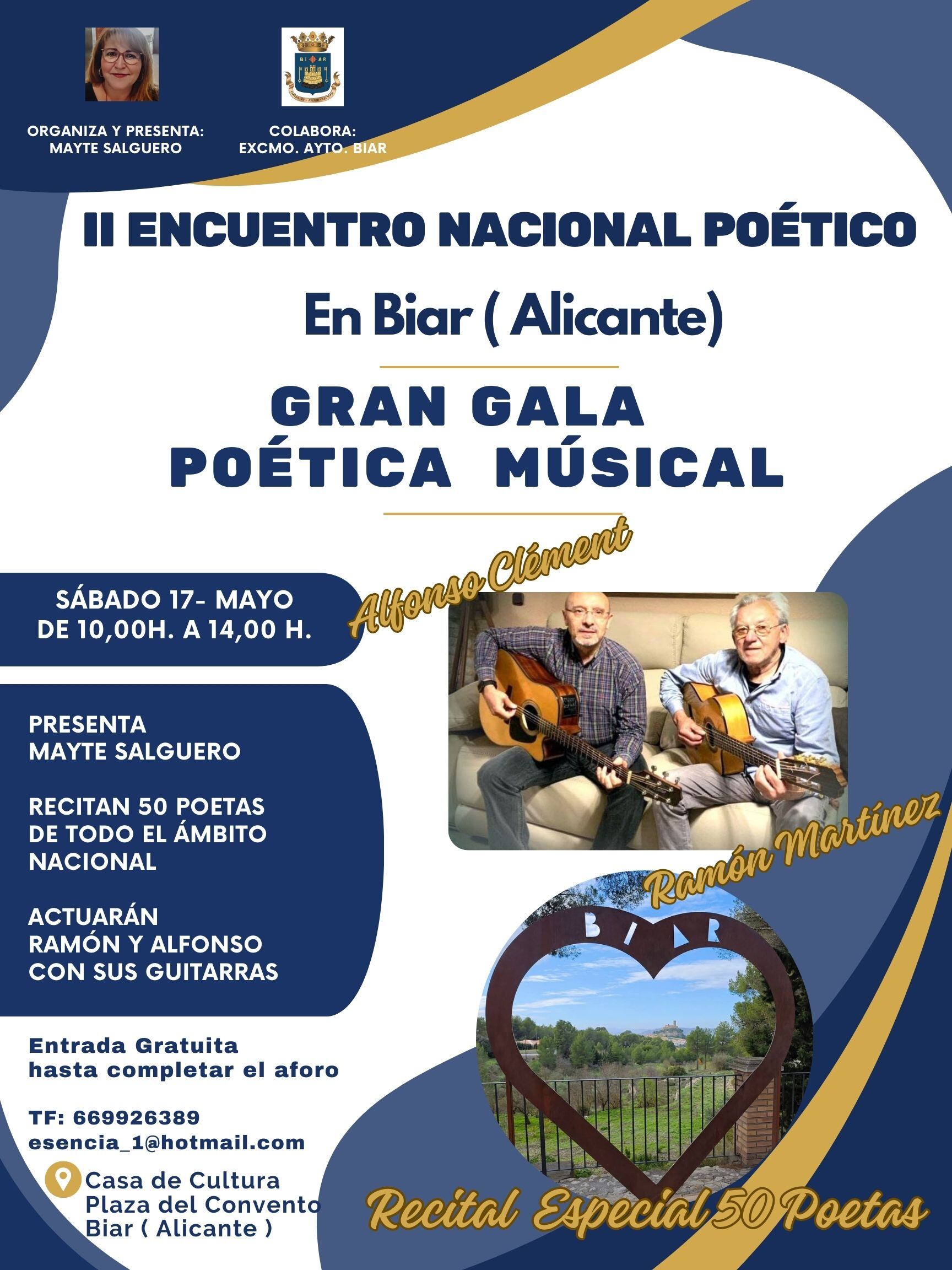 II Encuentro Nacional Poético en Biar