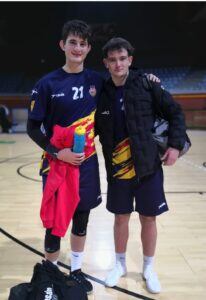 Los dos jugadores del BM Huesca participan en el CESA 2023
