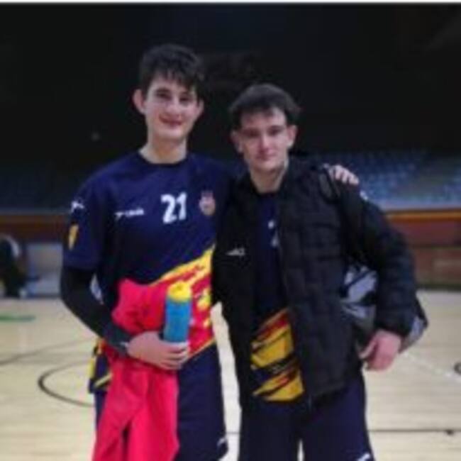 Los dos jugadores del BM Huesca participan en el CESA 2023