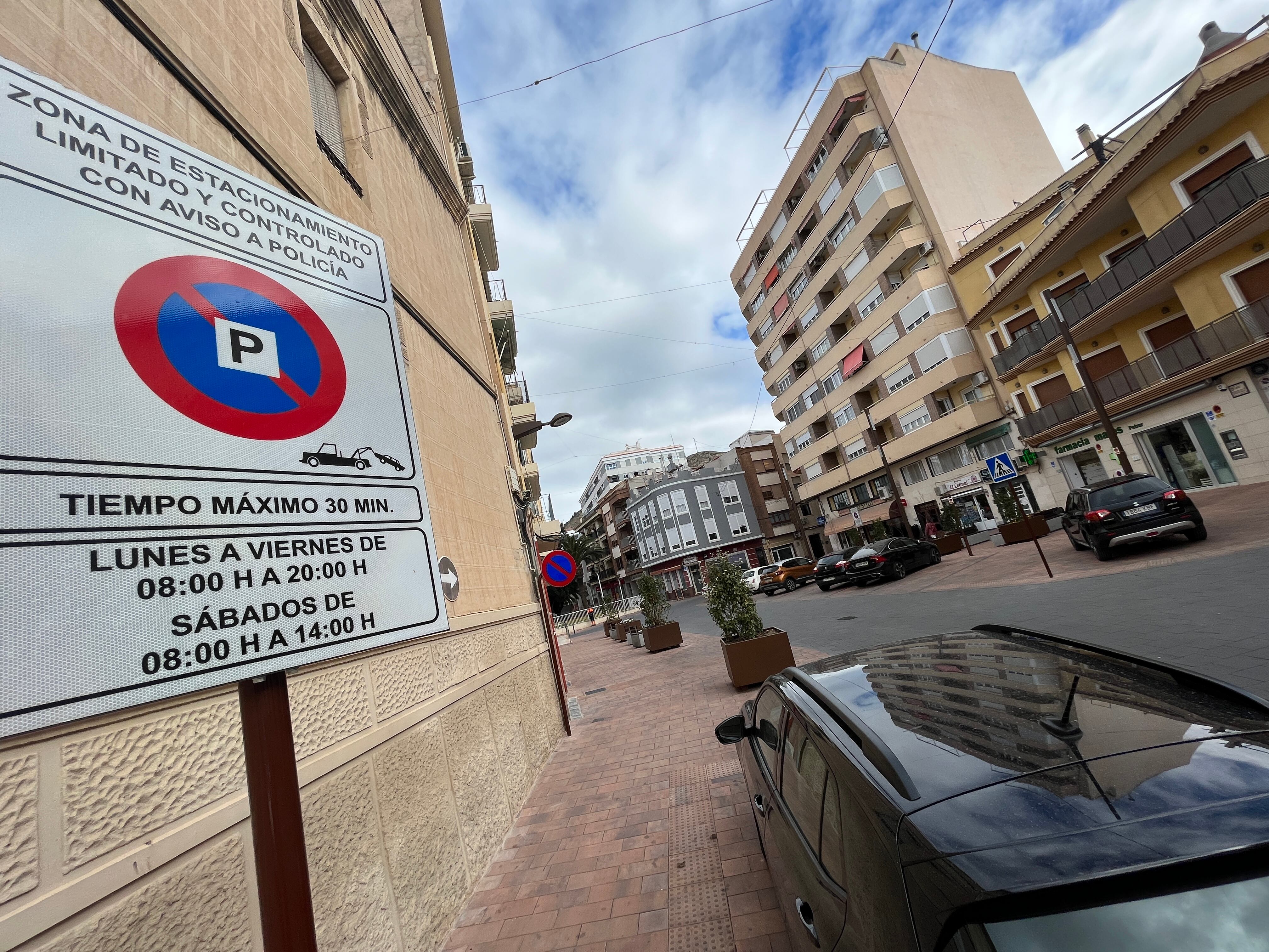 Estacionamiento regulado en Petrer