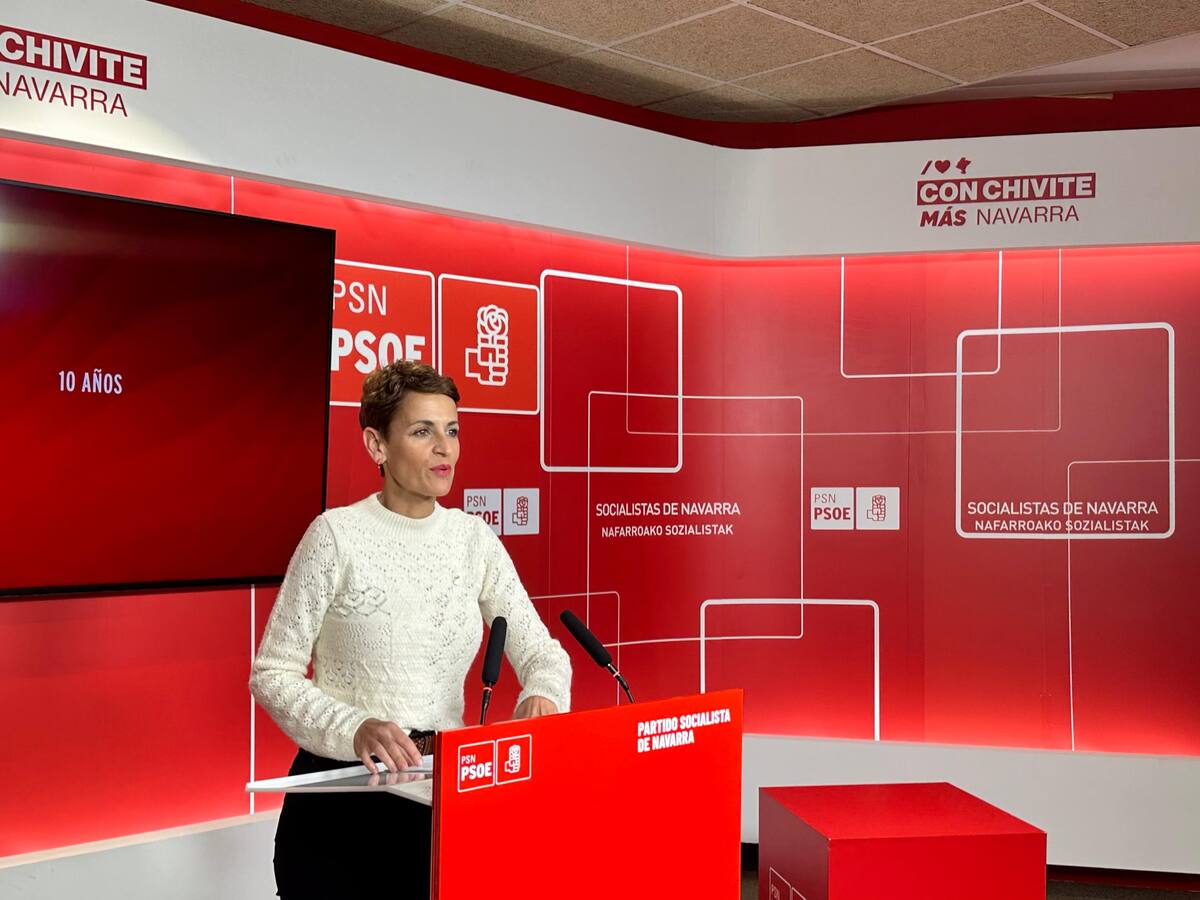 Chivite optará a la reelección como secretaria general del PSN en un congreso que se celebrará el 22 de marzo