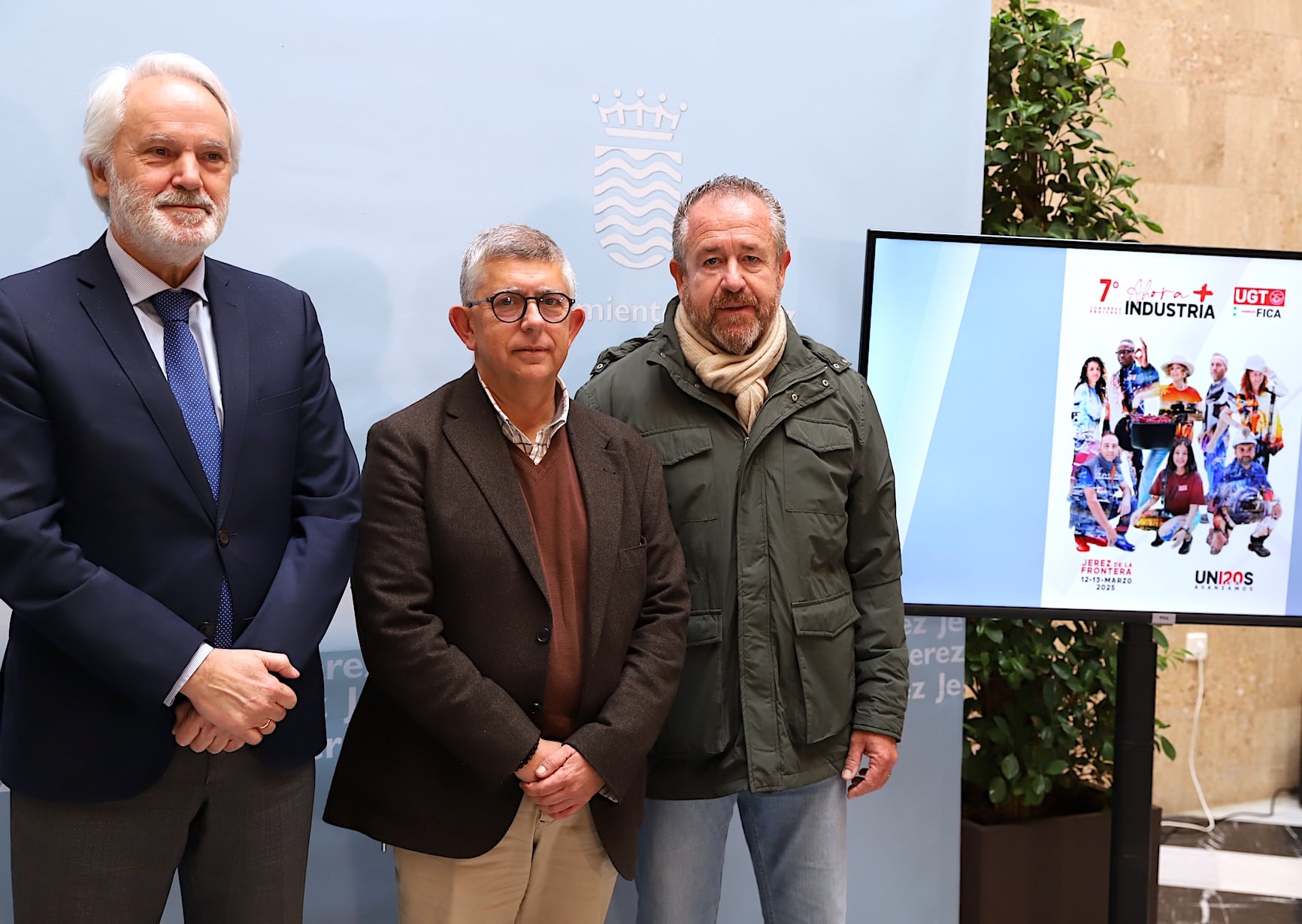 Presentación del Congreso de UGT-Fica en el Ayuntamiento de Jerez