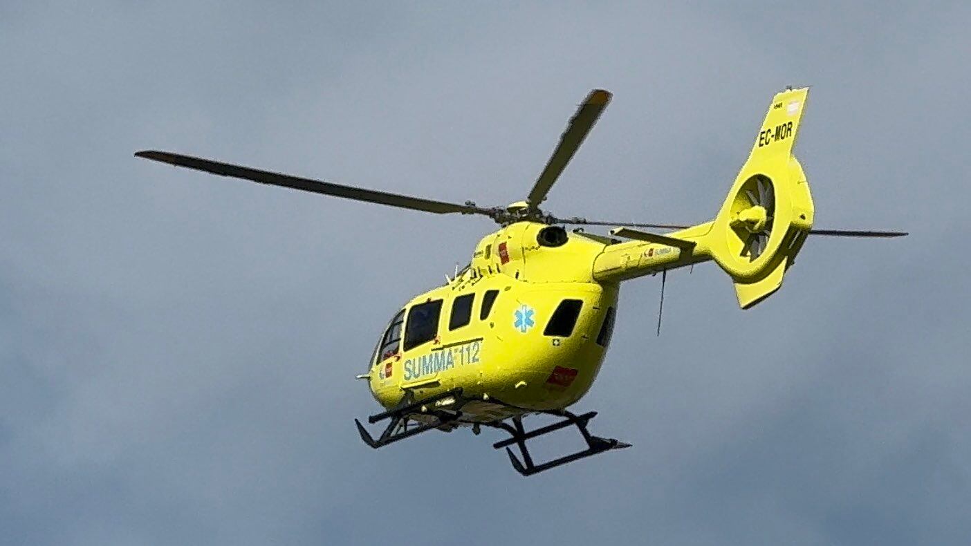 Imagen de Archivo de un helicóptero del SUMMA 112