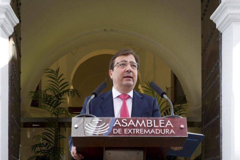 Guillermo Fernández Vara en su discurso de toma de posesión.