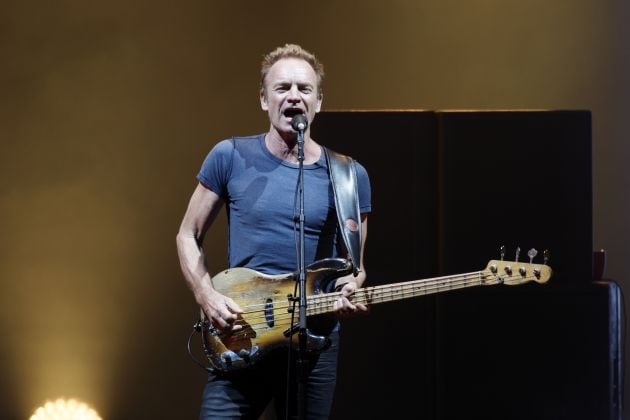 Sting debe estar calentando la voz para cantar este fin de semana en Gredos