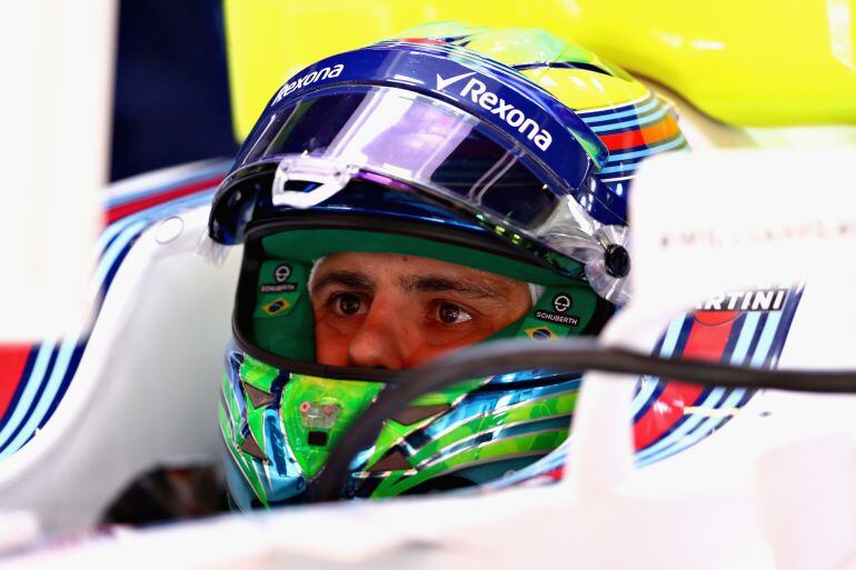 Felipe Massa, durante el Gran Premio de España.