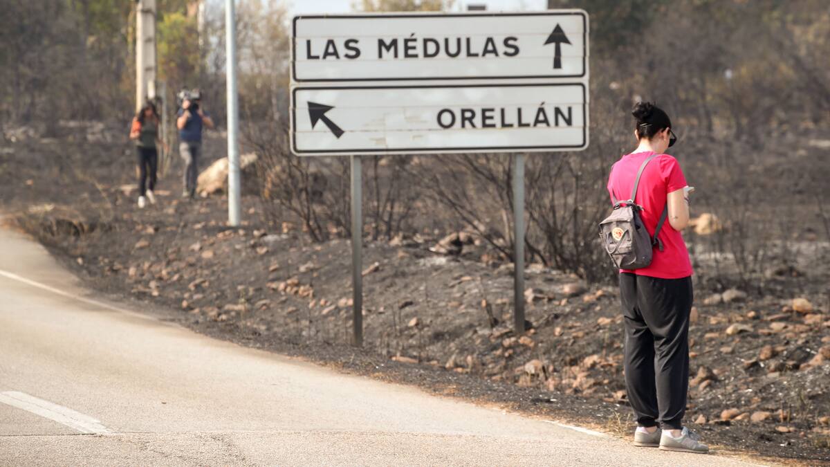 "Hay vecinos para los que se acabaron los comienzos": la desolación de un vecino afectado por el fuego de Las Médulas