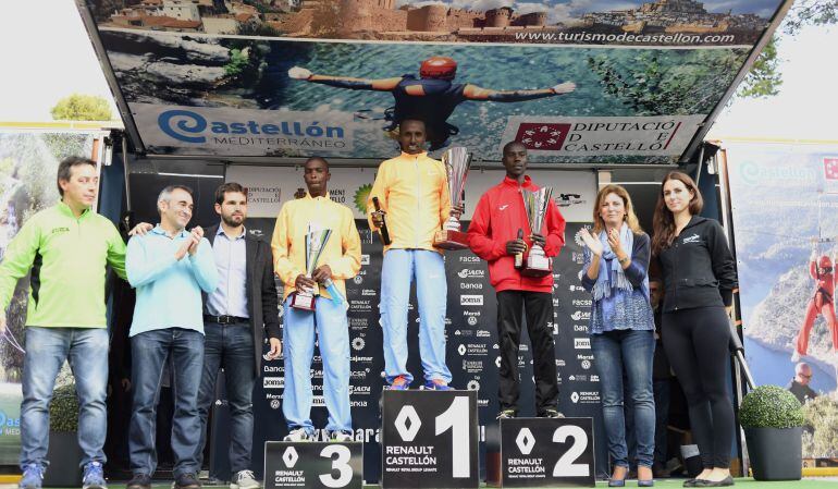 Podium de la VI Maratón Ciutat de Castelló