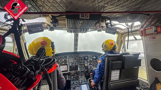 Imagen de archivo de una intervención del helicóptero de rescate Alpha 01 y el Grupo Especial de Rescate de Montaña (GER)