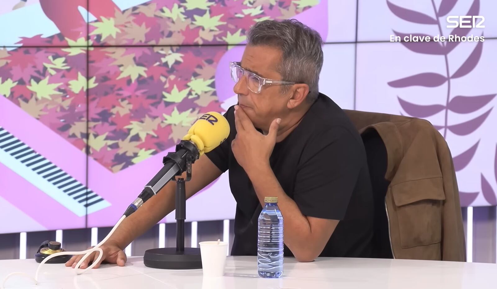 El presentador y cómico Andreu Buenafuente, durante su entrevista en 'En Clave de Rhodes'.
