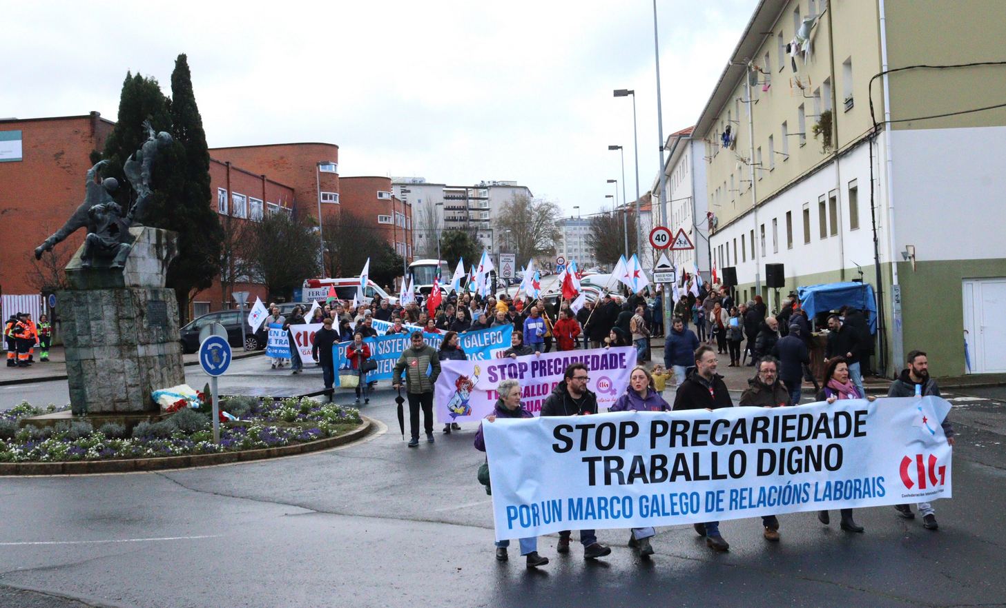 Manifestación de la CIG en Ferrol en el Día da Clase Obreira Galega