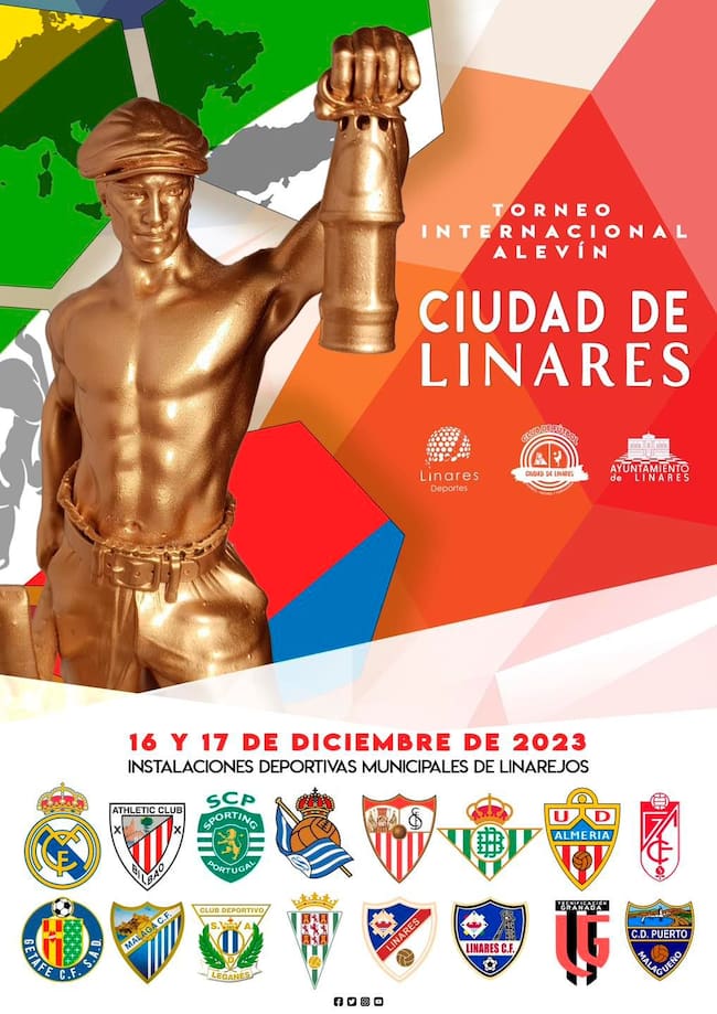 Imagen promocional del Torneo Internacional Alevín Ciudad de Linares 2023.