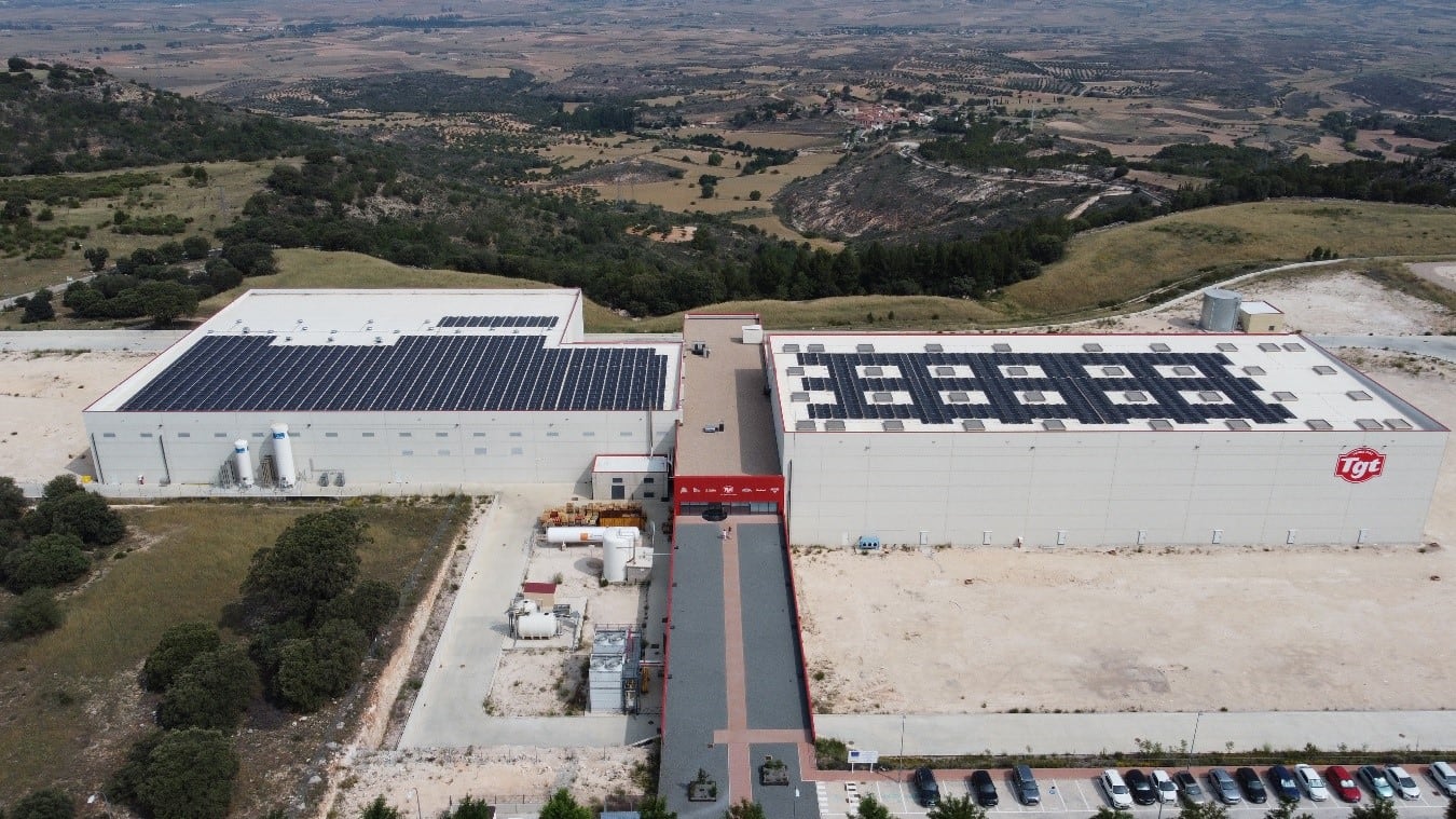 Vista aérea fábrica TGT en Torija