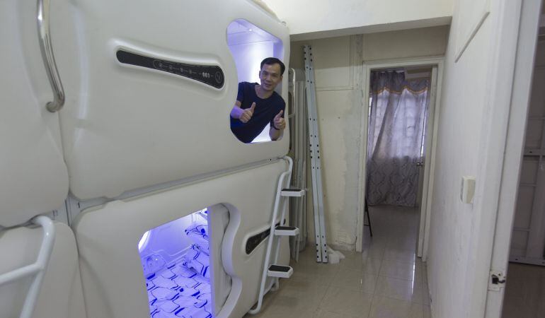 Los apartamentos capsula prentenden revolucionar la vivienda en China.