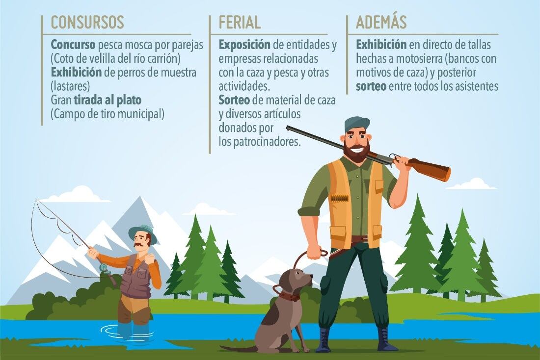 Feria de Caza, Pesca y Medio Ambiente en Velilla del Río Carrión