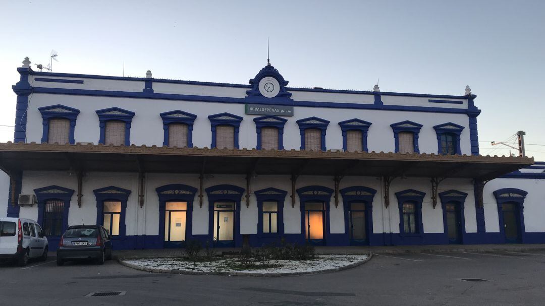 Imagen de archivo de la estación de tren de Valdepeñas (Ciudad Real) 