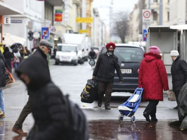 Una calle céntrica de Viena.