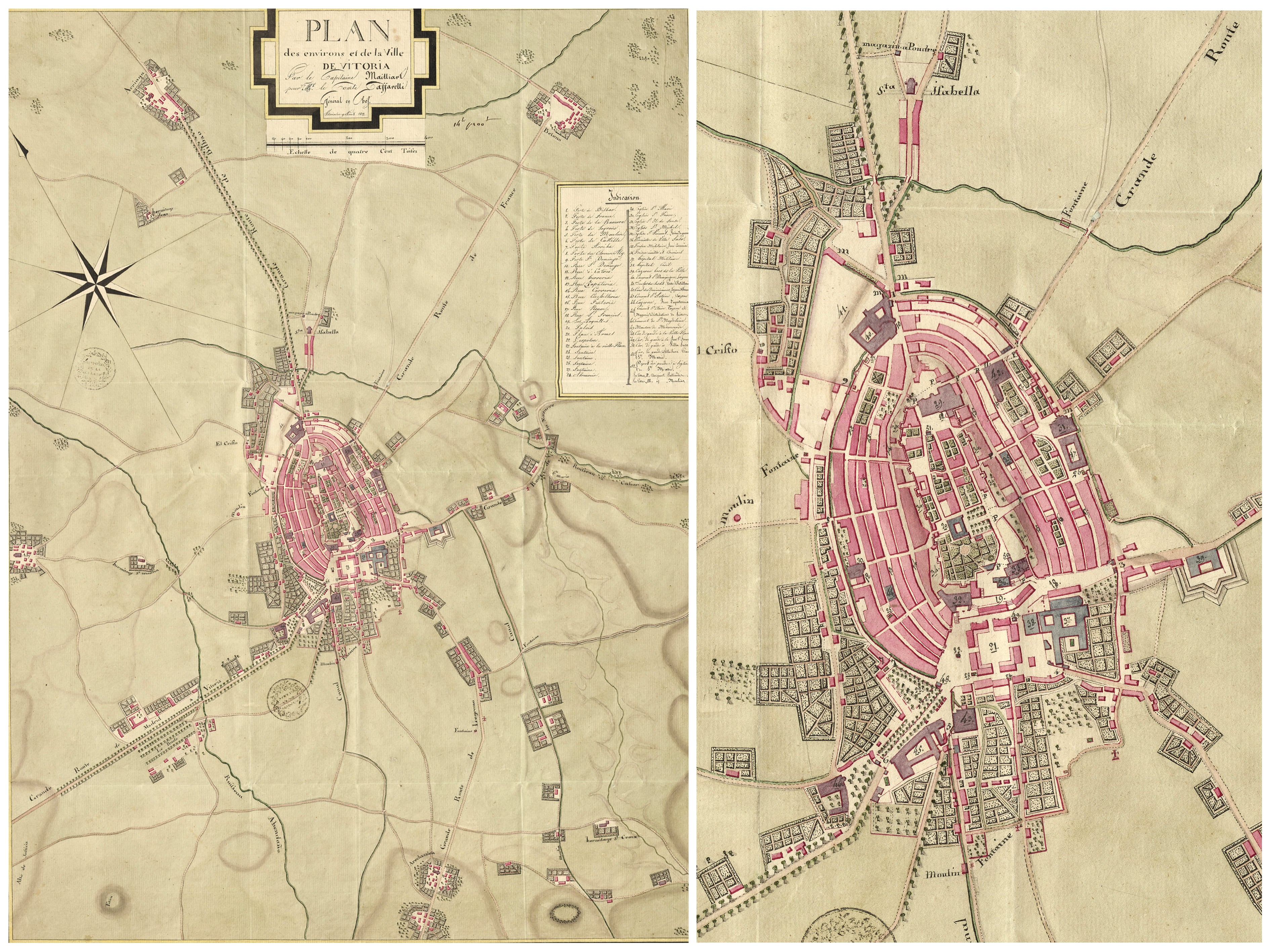 El plano de Vitoria de 1812
