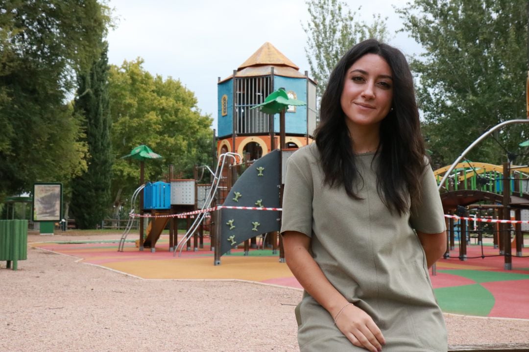 Cintia Bustos, en la Ciudad de los Niños y las Niñas