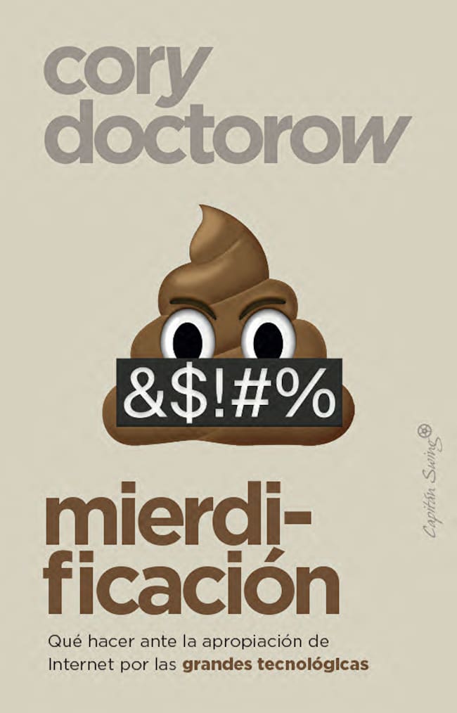 Cubierta de 'Mierdificación', de Cory Doctorow