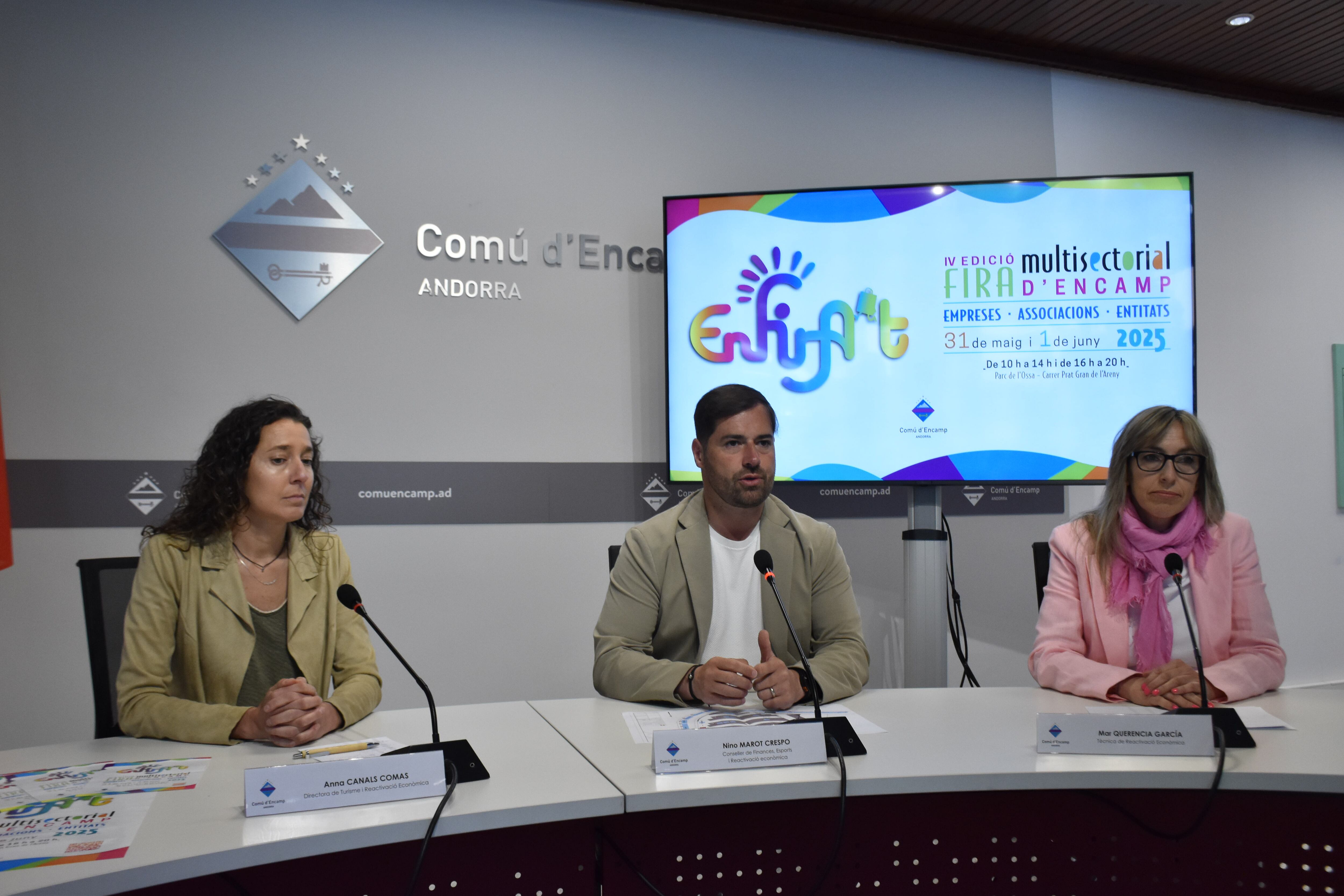 El conseller de Finances, Esports i Reactivació Econòmica, Nino Marot ha presentat la quarta edició de l'Enfira't