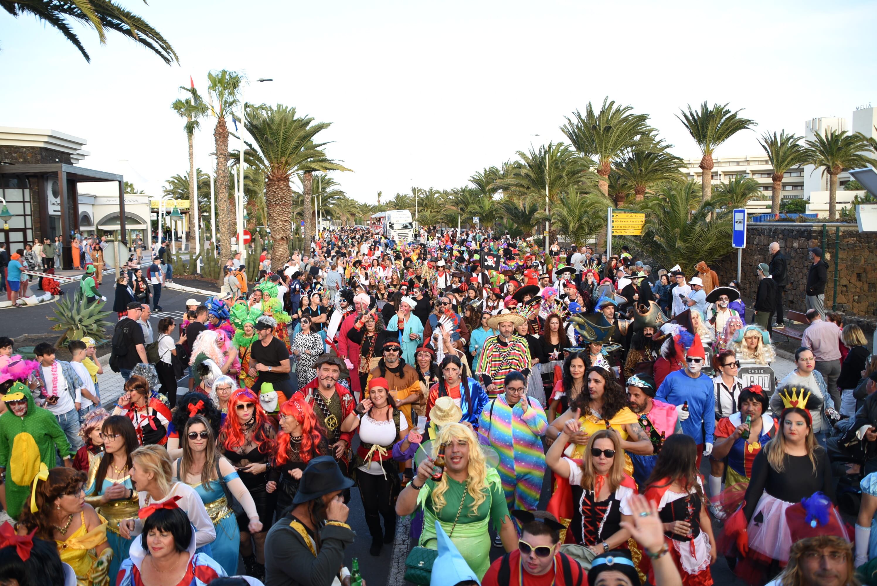 Participantes en el coso de Costa Teguise.