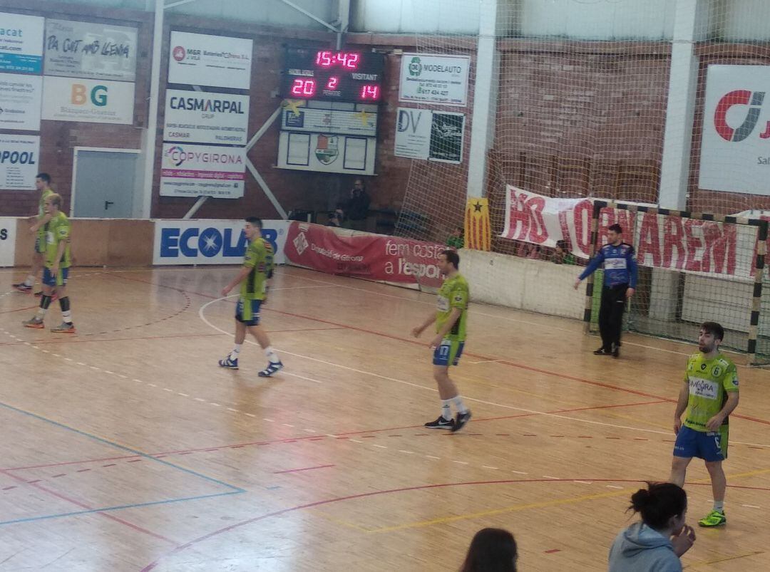 Un momento del partido