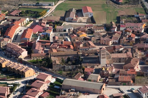 Vista aérea de Arcos de la Llana