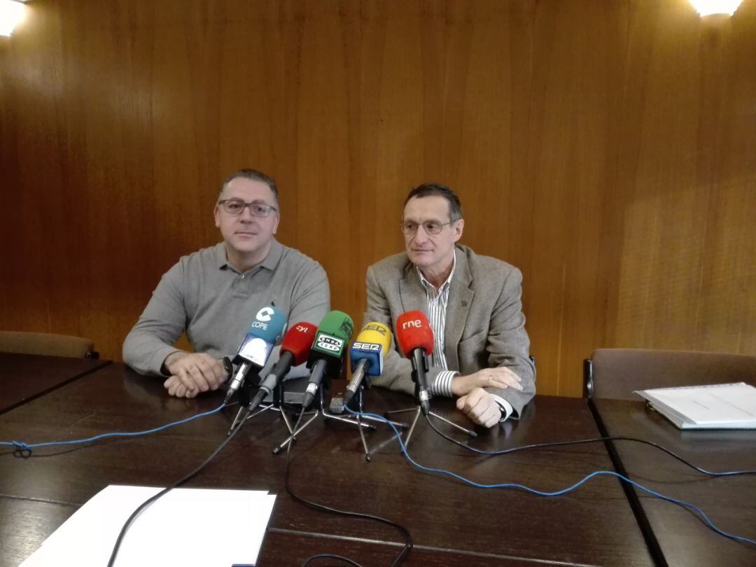 El diputado de Turismo, Jesús María Prada, junto al gerente del proyecto Zamora 10, Francisco Prieto Toranzo