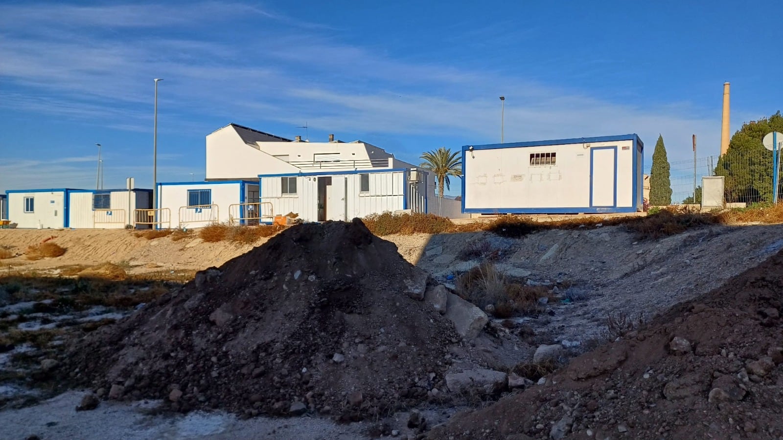 El solar que albergará el nuevo centro de salud de Lorquí.