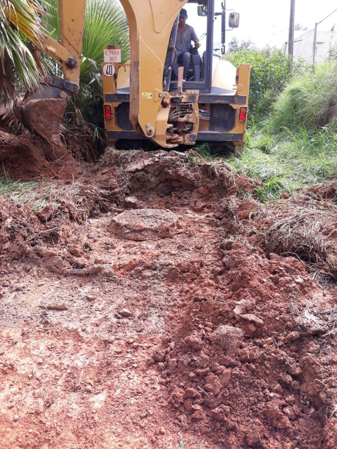 Imagen del torrente donde se ha comenzado a trabajar