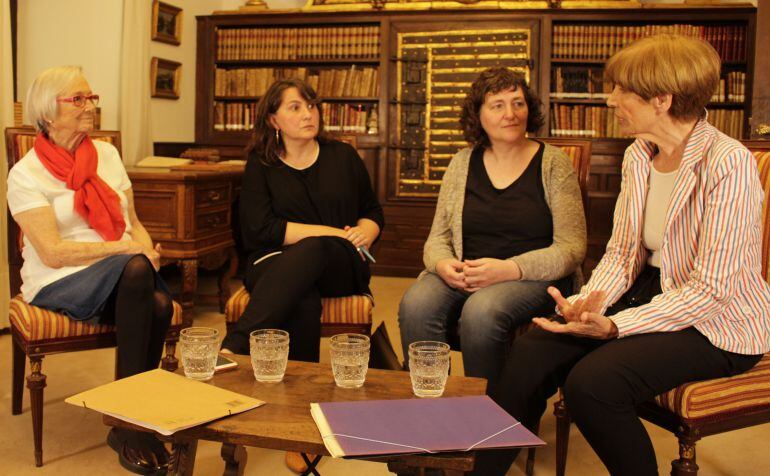 Momento de la grabación del documental Pioneras III