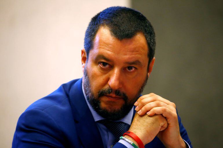 El ministro de Interior italiano, Matteo Salvini